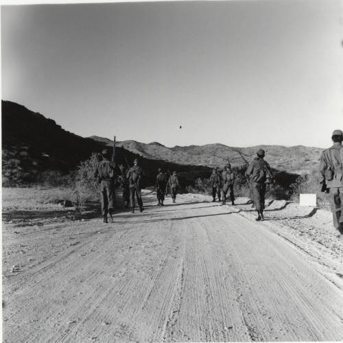ASU ROTC Maneuvers - South Mountain Park - Approach March