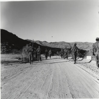 ASU ROTC Maneuvers - South Mountain Park - Approach March