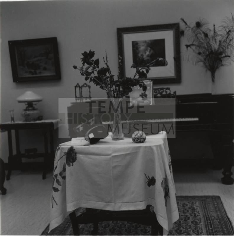 Tempe Historical Society Living room Display