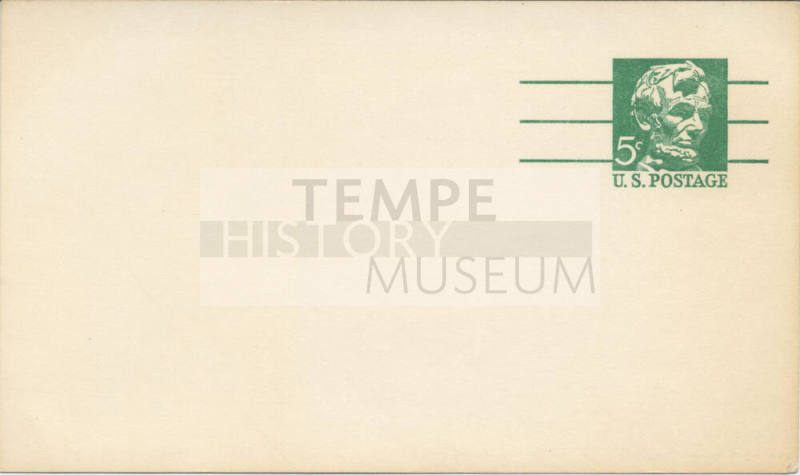 Postcard - 5 Cent Pre-Stamped United States Postcard