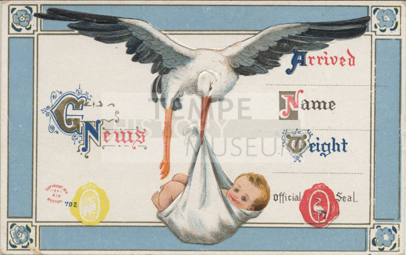 Postcard - Birth Announcement
