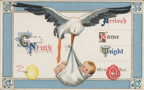 Postcard - Birth Announcement