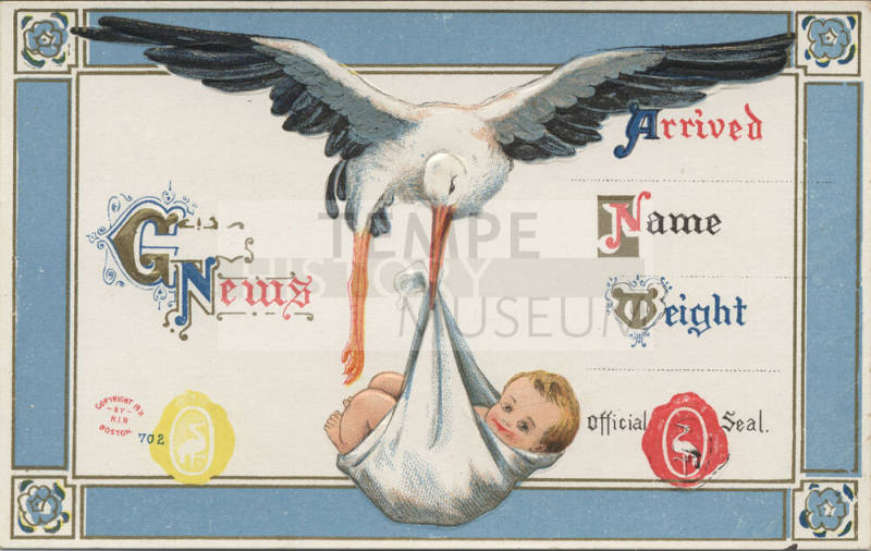Postcard - Birth Announcement