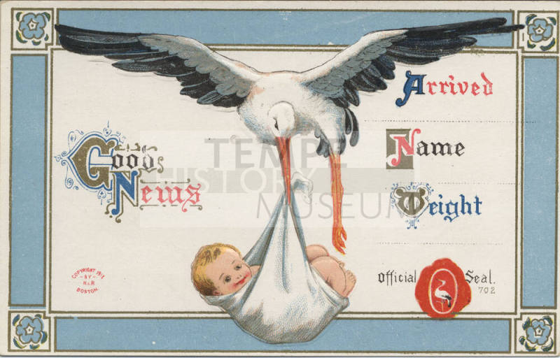 Postcard - Birth Announcement
