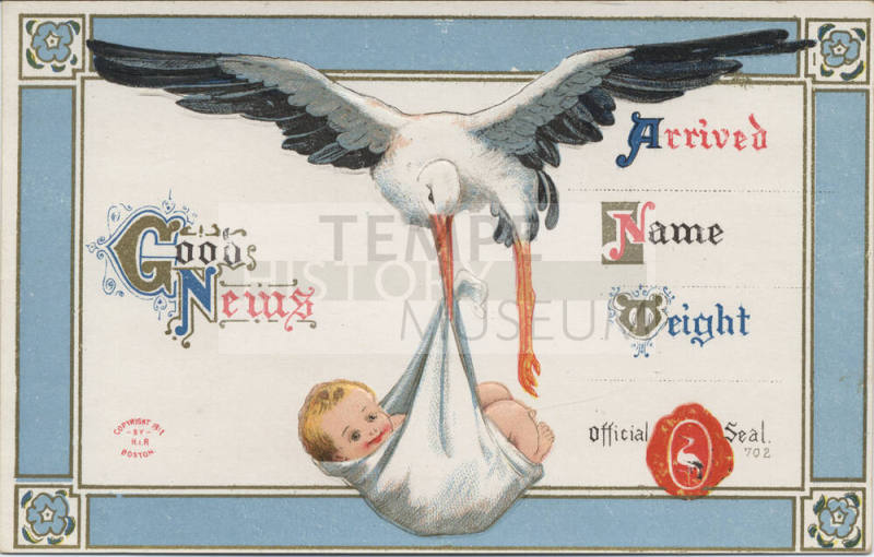 Postcard - Birth Announcement