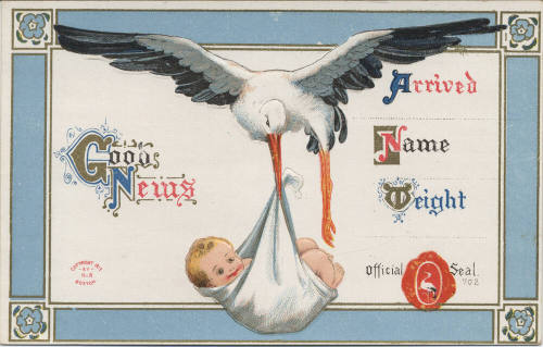 Postcard - Birth Announcement