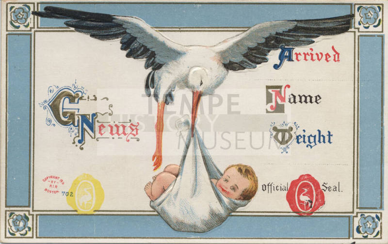 Postcard - Birth Announcement
