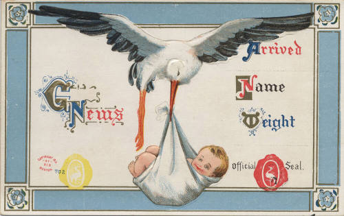 Postcard - Birth Announcement