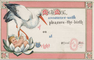 Postcard - Birth Announcement