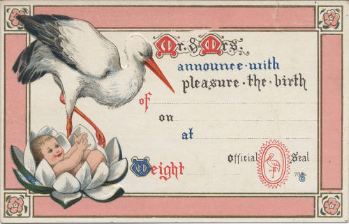 Postcard - Birth Announcement