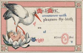 Postcard - Birth Announcement