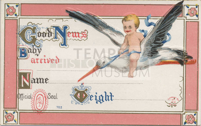 Postcard - Birth Announcement