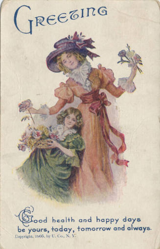 Postcard - Greeting - "Good Health and ..."
