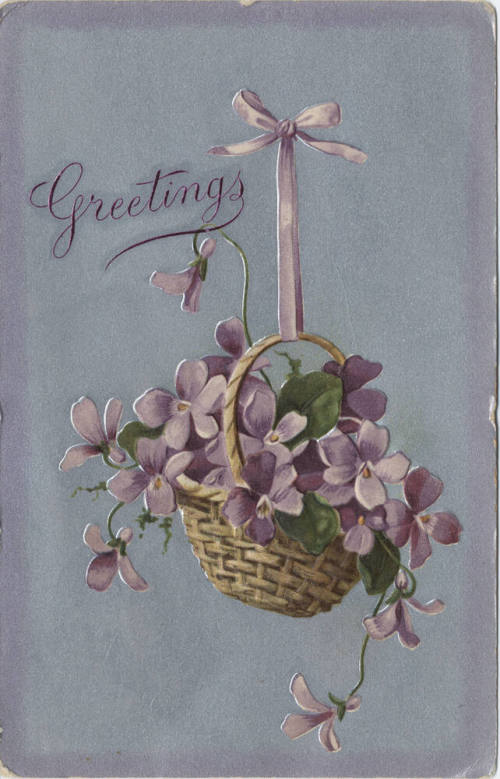 Postcard - "Greetings"