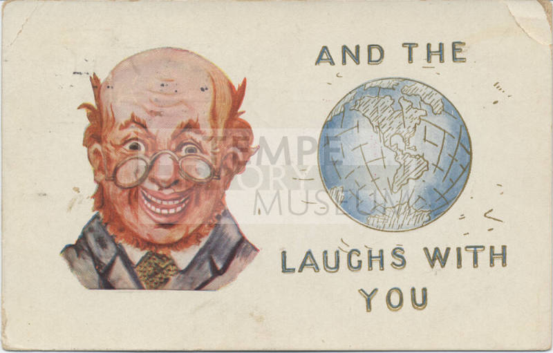 Postcard - "And the World Laughs with You"