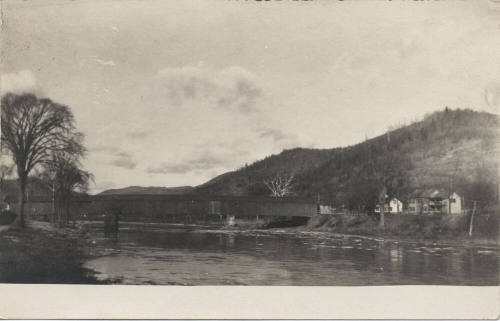 Postcard - Best Wishes - House Black/White