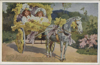 Postcard - "With Kind Remembrance"