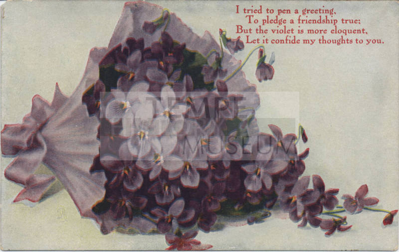 Postcard - "I Tried to Pen a Greeting..."
