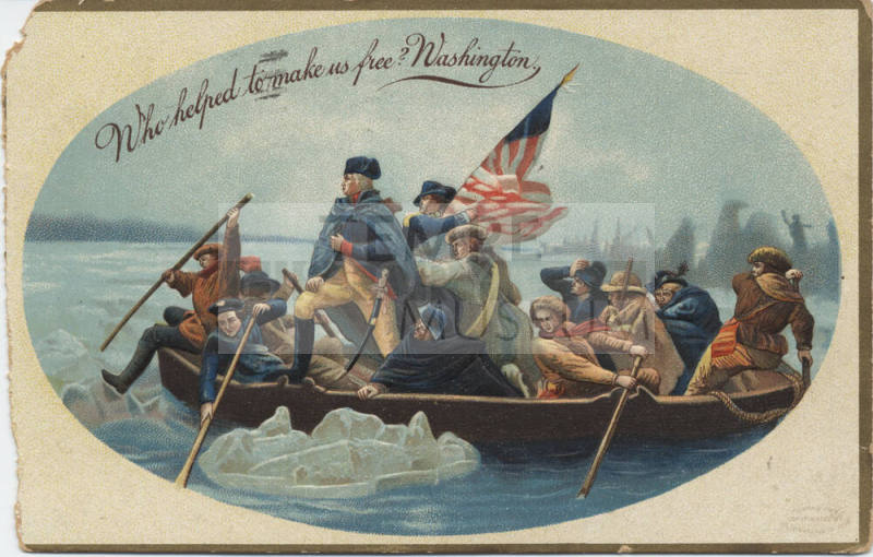 Postcard - "Who Helped to Make Us Free..."