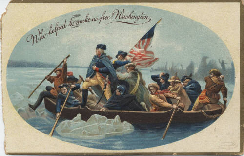 Postcard - "Who Helped to Make Us Free..."