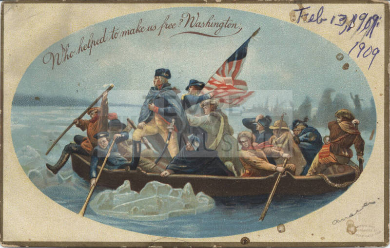 Postcard - "Who Helped to Make Us Free..."