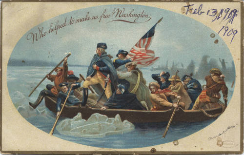 Postcard - "Who Helped to Make Us Free..."