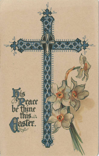Postcard - "His Peace Be Thine This ..."