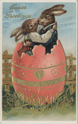 Postcard - "Easter Greetings"
