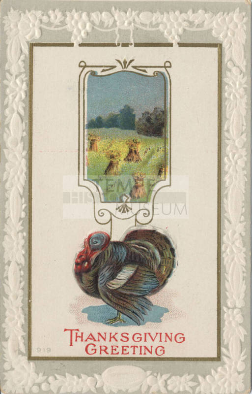Postcard - "Thanksgiving Greeting"