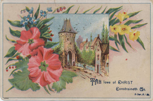 Postcard - "The Love of Christ..."