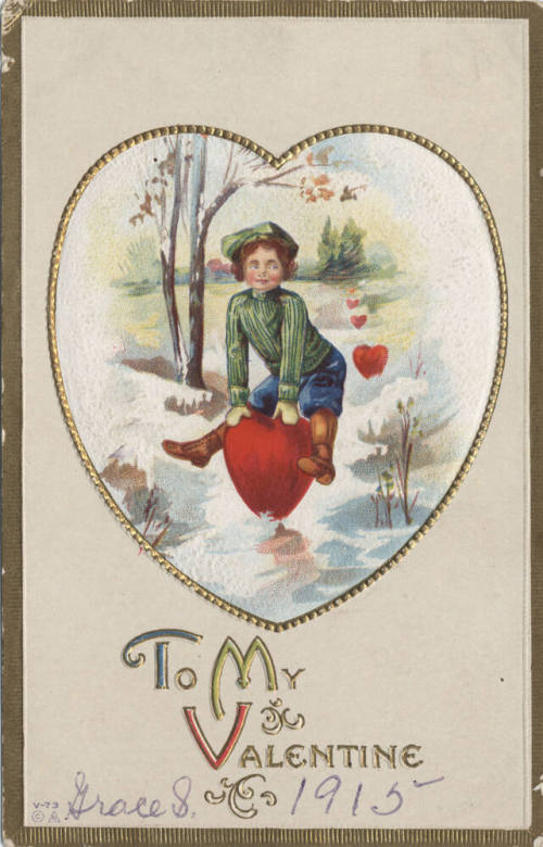 Postcard - "To My Valentine"