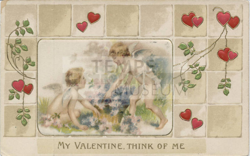 Postcard - "My Valentine, Think of Me"