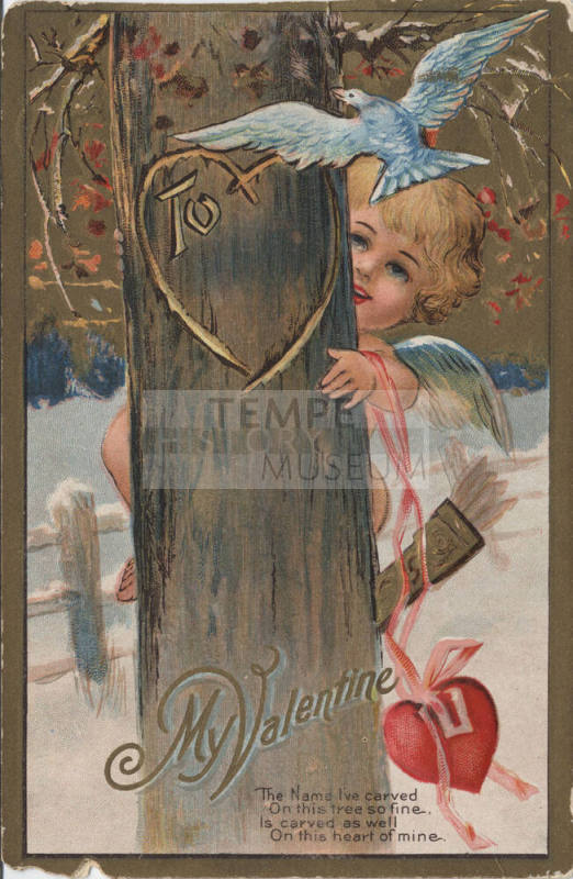Postcard - "My Valentine, the Name ..."