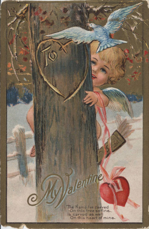 Postcard - "My Valentine, the Name ..."