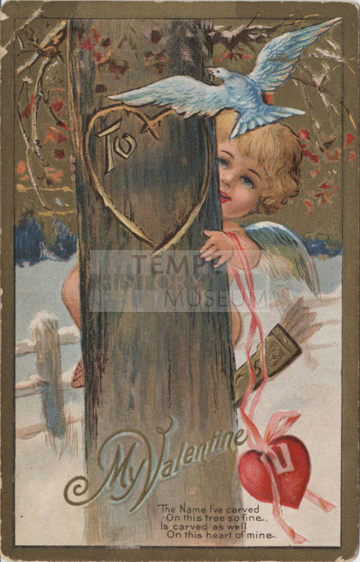 Postcard - "My Valentine, the Name ..."