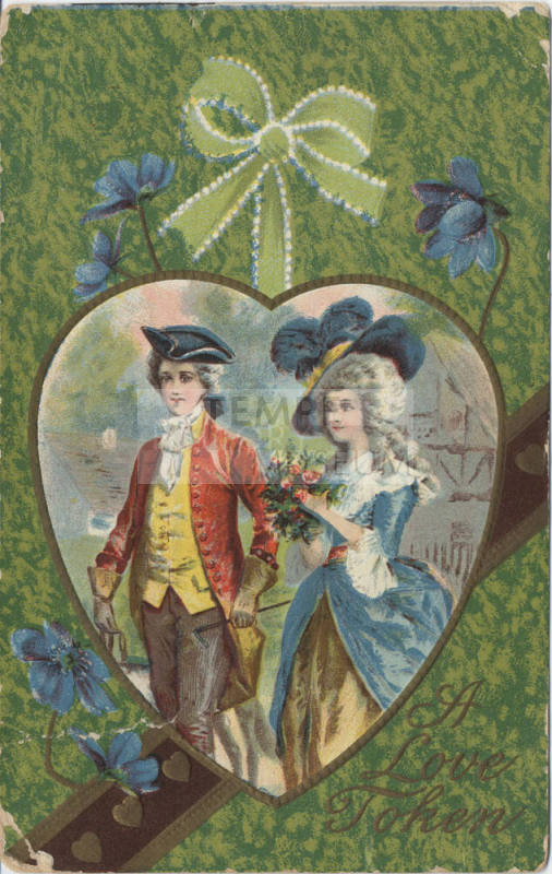 Postcard - "A Love Token"