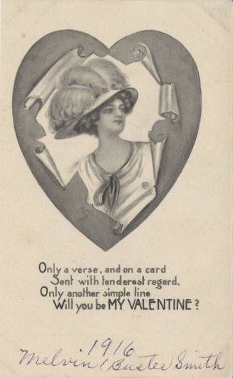 Postcard - "Will You Be My Valentine?"