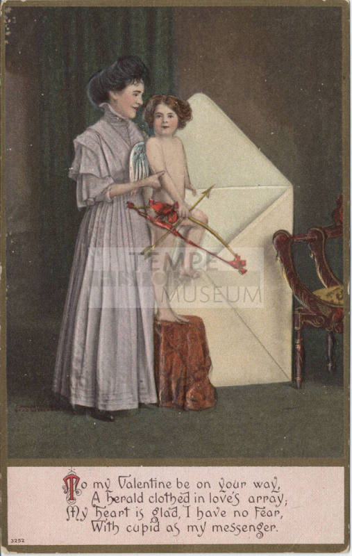 Postcard - "To My Valentine, Be on ..."