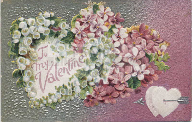 Postcard - "To My Valentine"