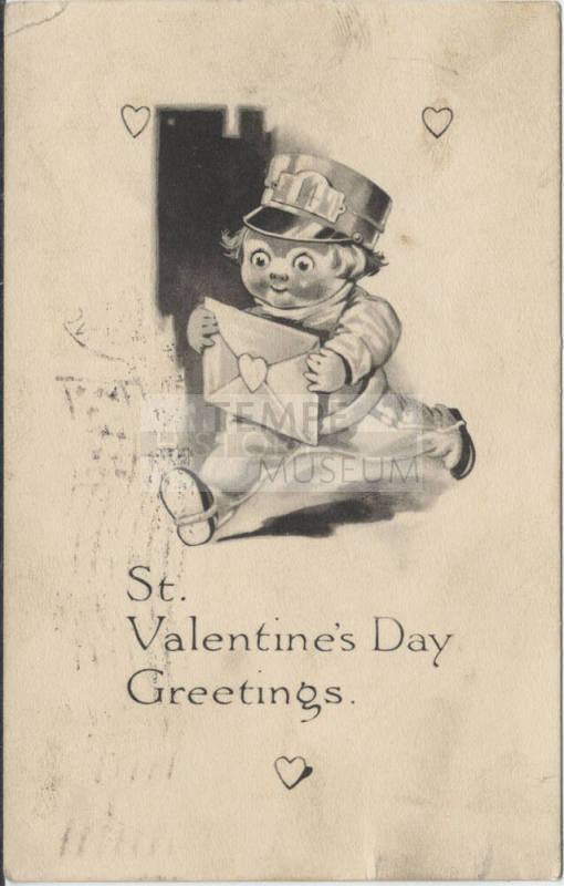 Postcard - "St. Valentine's Day Greetings"
