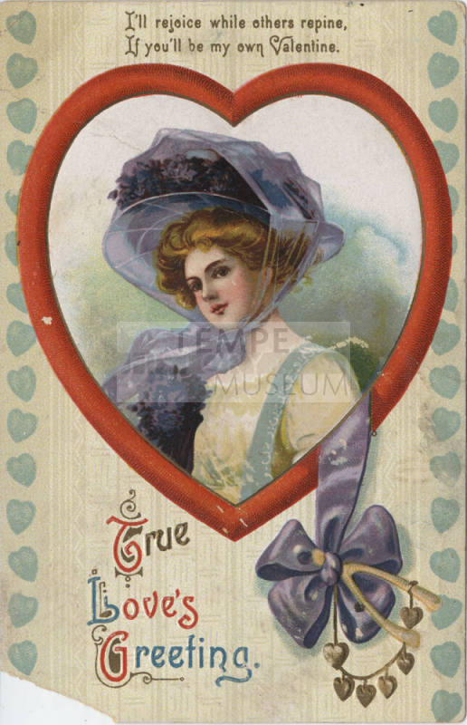 Postcard - "True Love's Greetings"