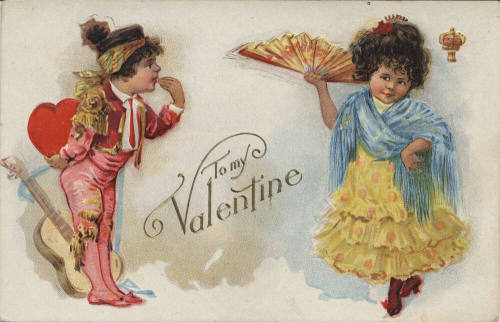 Postcard - "To My Valentine"