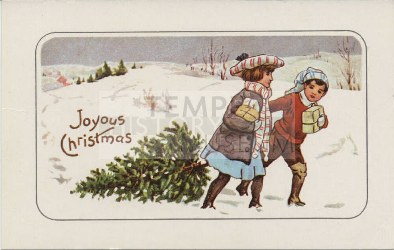 Postcard - "Joyous Christmas"