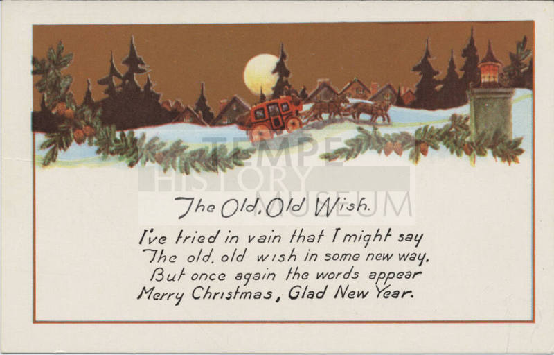 Postcard - "The Old, Old Wish"