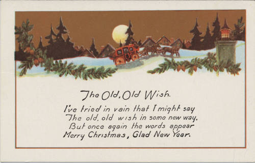 Postcard - "The Old, Old Wish"