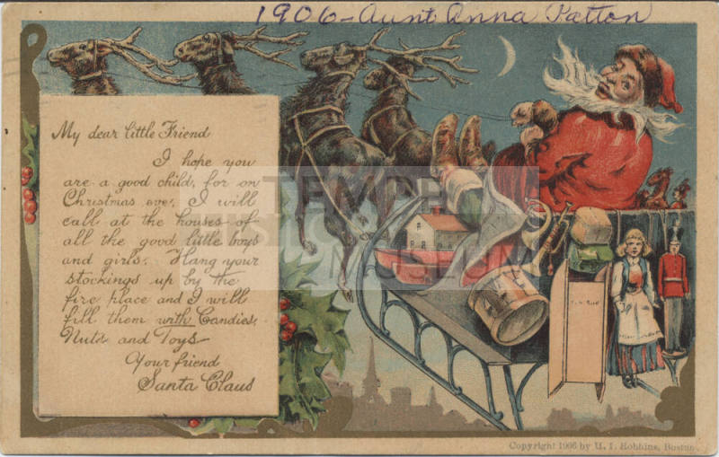 Postcard - "My Dear Little Friend"