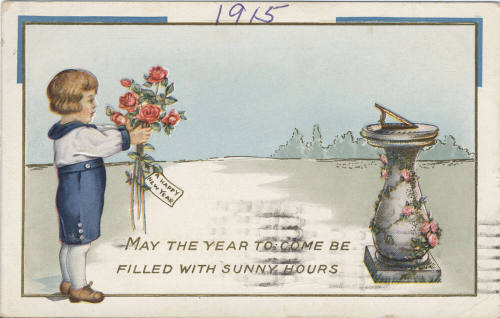 Postcard - "May the Year to Come Be"