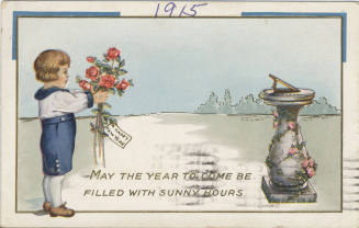 Postcard - "May the Year to Come Be"