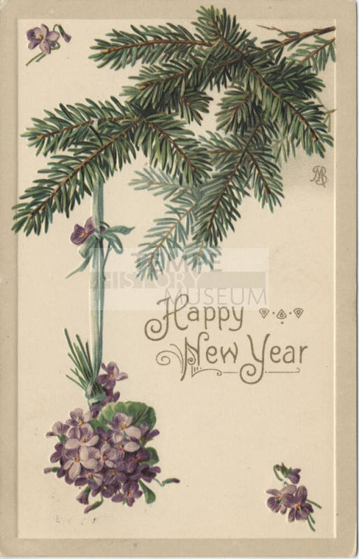 Postcard - "Happy New Year"