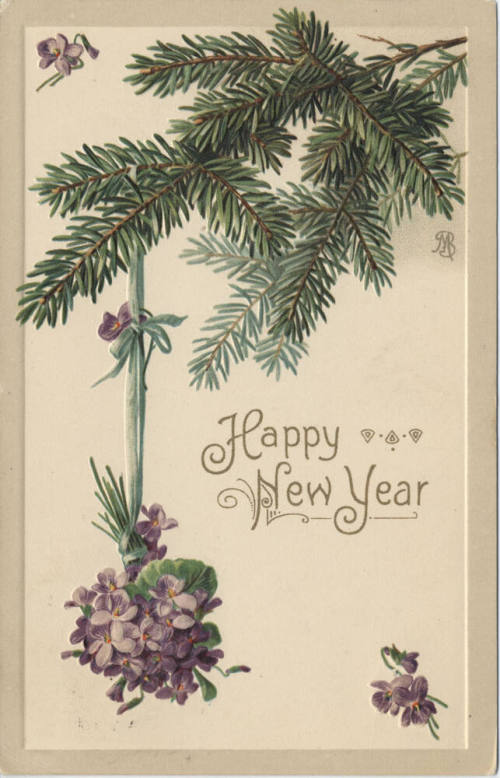 Postcard - "Happy New Year"